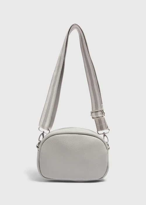 Grey PU Camera Bag - One Size Image 3