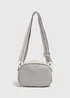 Grey PU Camera Bag - One Size Image 3
