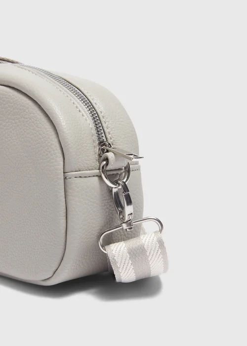 Grey PU Camera Bag - One Size Image 4