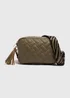 Khaki Textured Camera Bag - One Size Image 3