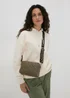 Khaki Textured Camera Bag - One Size Image 1