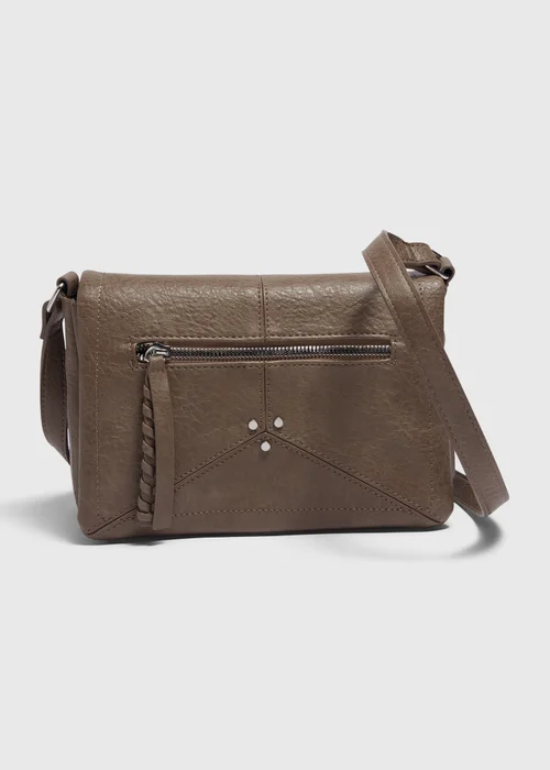 Brown Cross Body Bag - One Size Image 3
