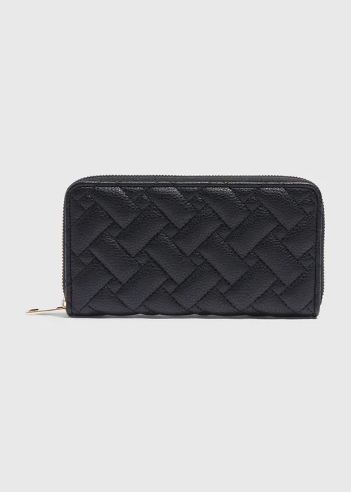 Black Quilted Purse - One Size Image 1