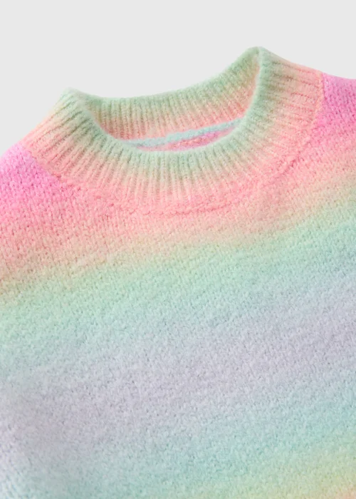 Girls Multicoloured Rainbow Knitted Jumper (1-7yrs) - 2-3 Yrs Image 2