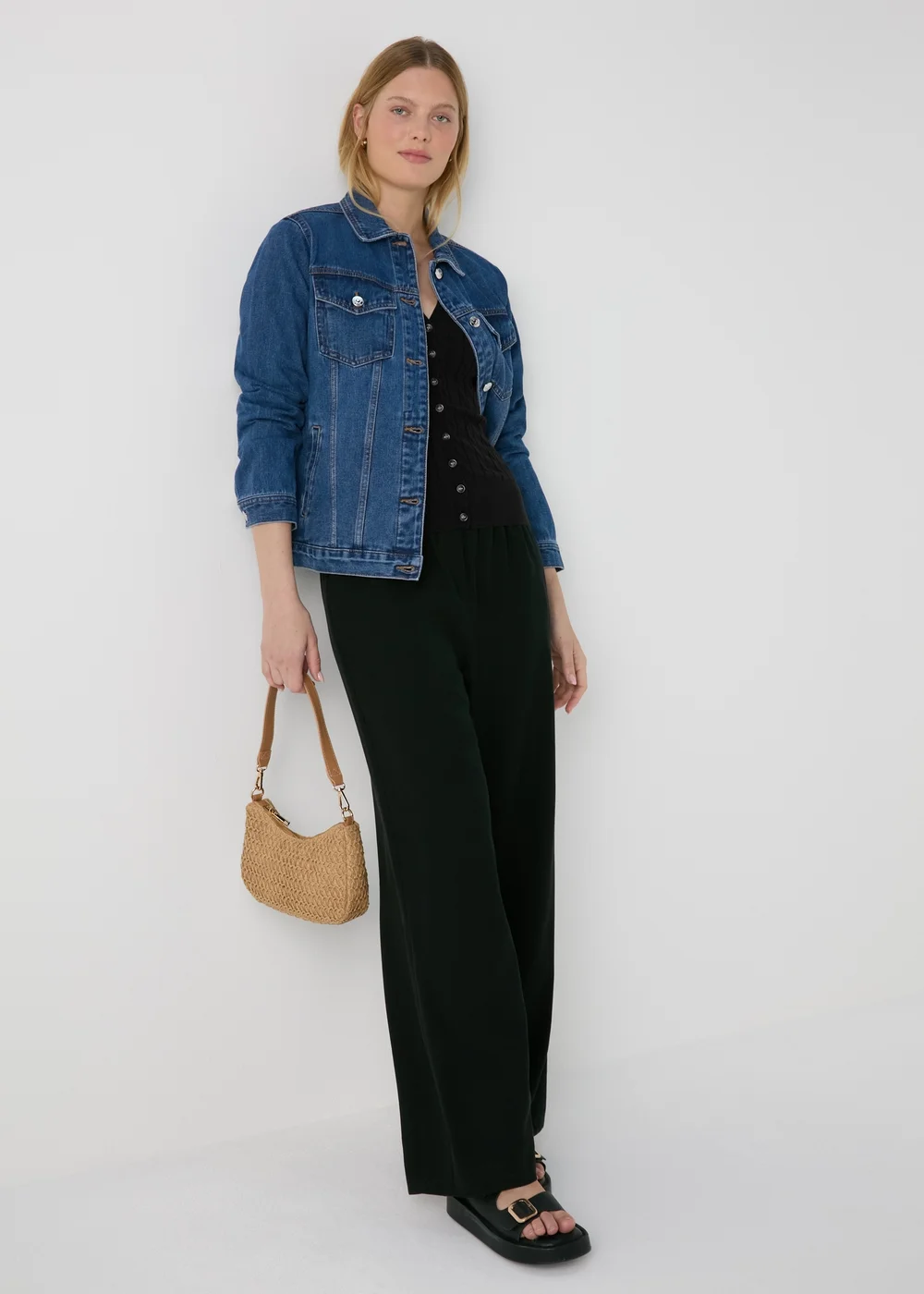 Black Cable Knit Cardigan - 8 Image 4