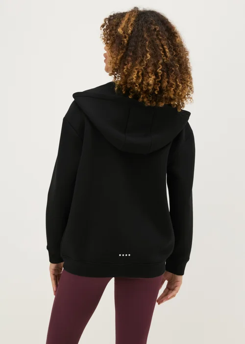 Souluxe Black Scuba Hooded Zip Jacket - S Image 2