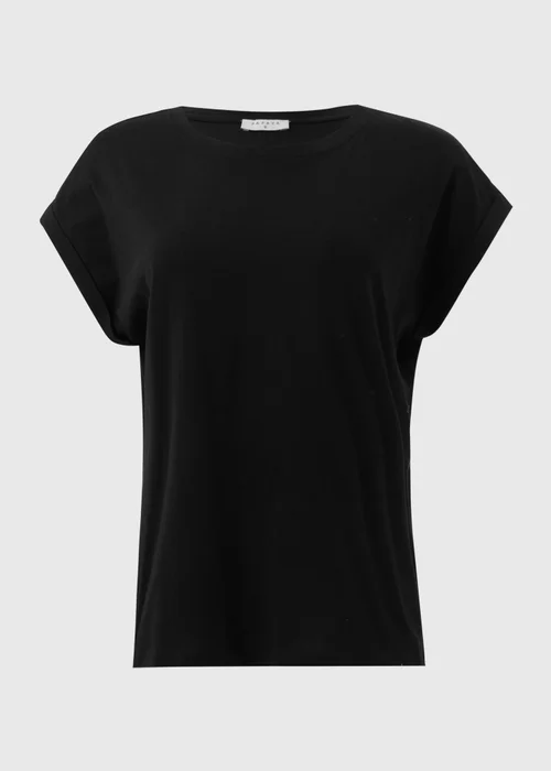 Black Plain T-Shirt - S Image 5