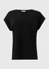 Black Plain T-Shirt - S Image 5
