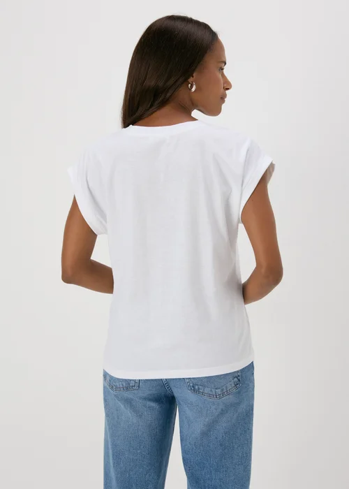 White Plain T-Shirt - S Image 2