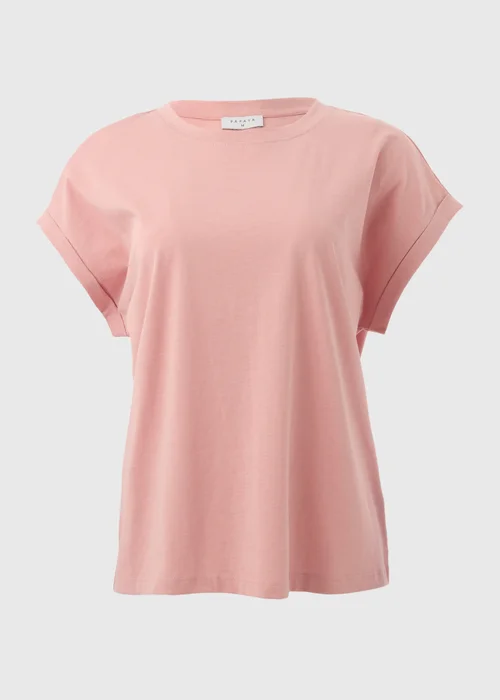Pink Plain T Shirt - S Image 5