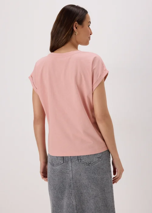 Pink Plain T Shirt - S Image 2