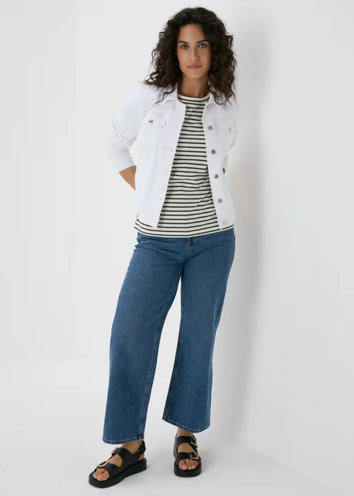Green Stripe Relaxed Fit T-Shirt - S Image 4