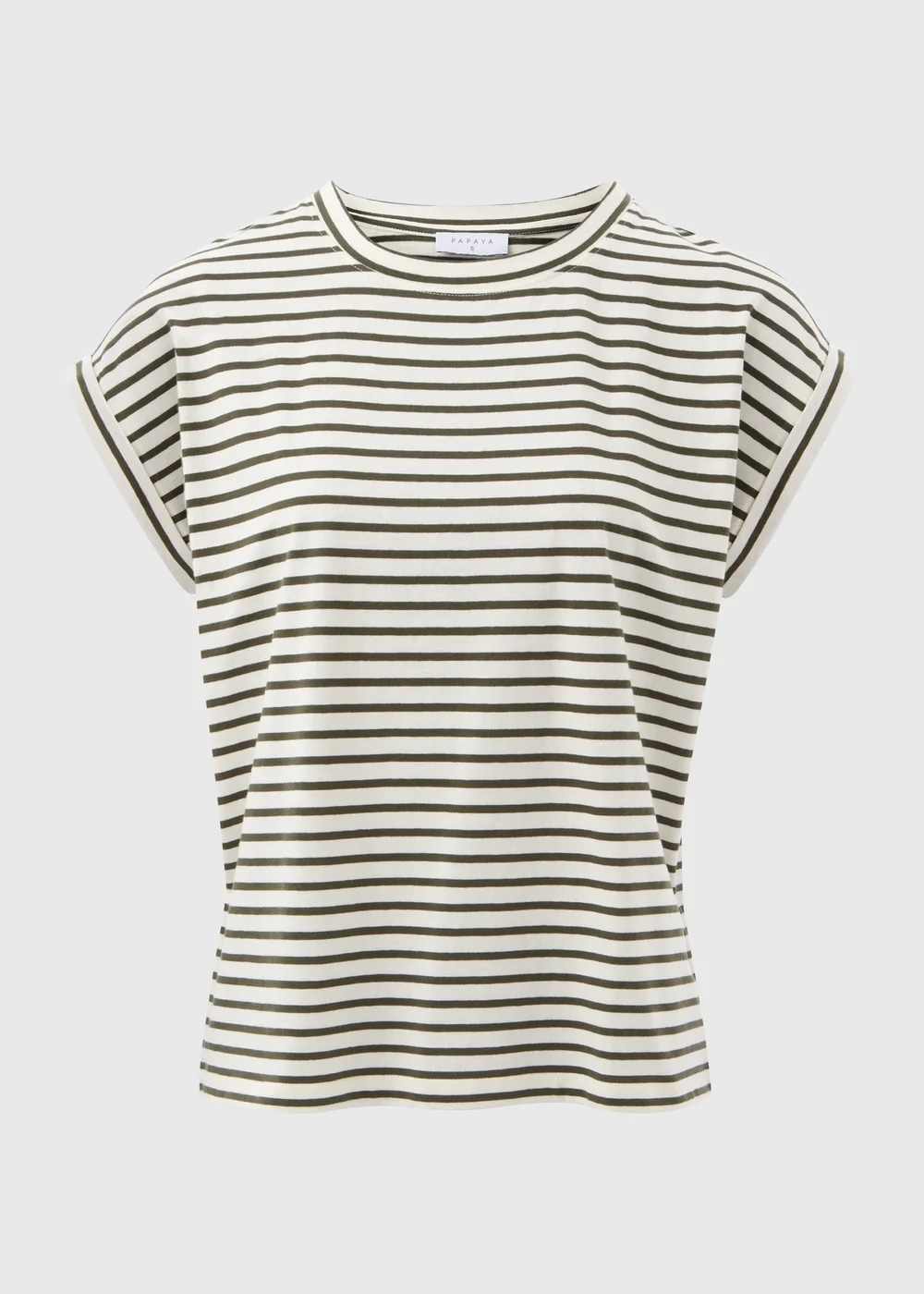 Green Stripe Relaxed Fit T-Shirt - S Image 5