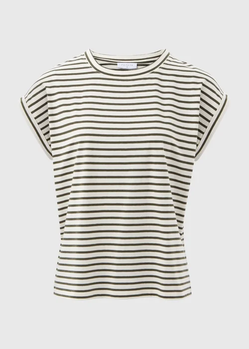 Green Stripe Relaxed Fit T-Shirt - S Image 5
