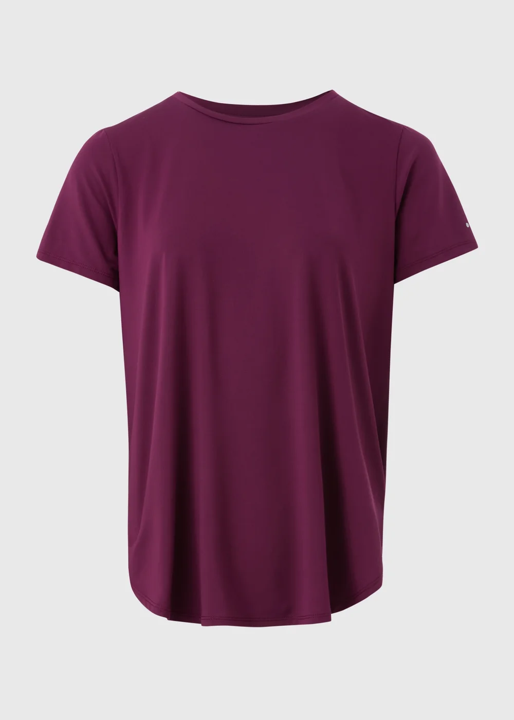 Souluxe Burgundy Longline T-Shirt - S Image 5