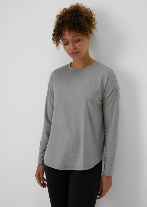 Souluxe Grey Long Sleeve T-Shirt - S Image 1