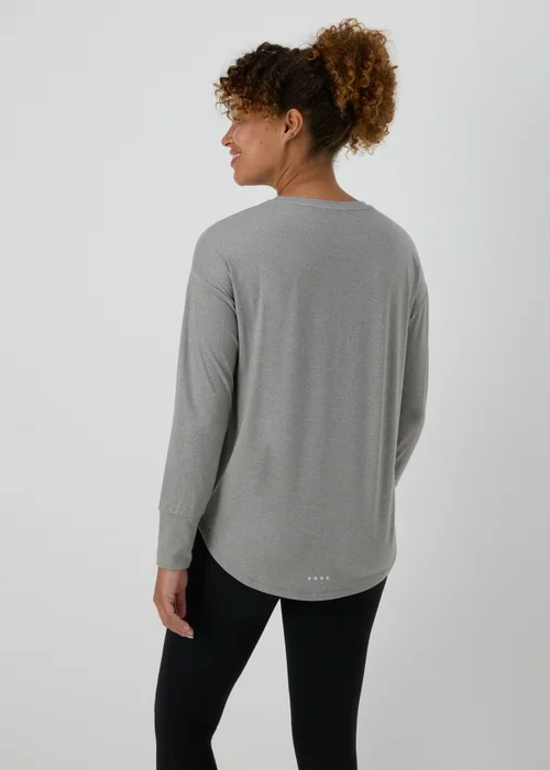 Souluxe Grey Long Sleeve T-Shirt - S Image 2