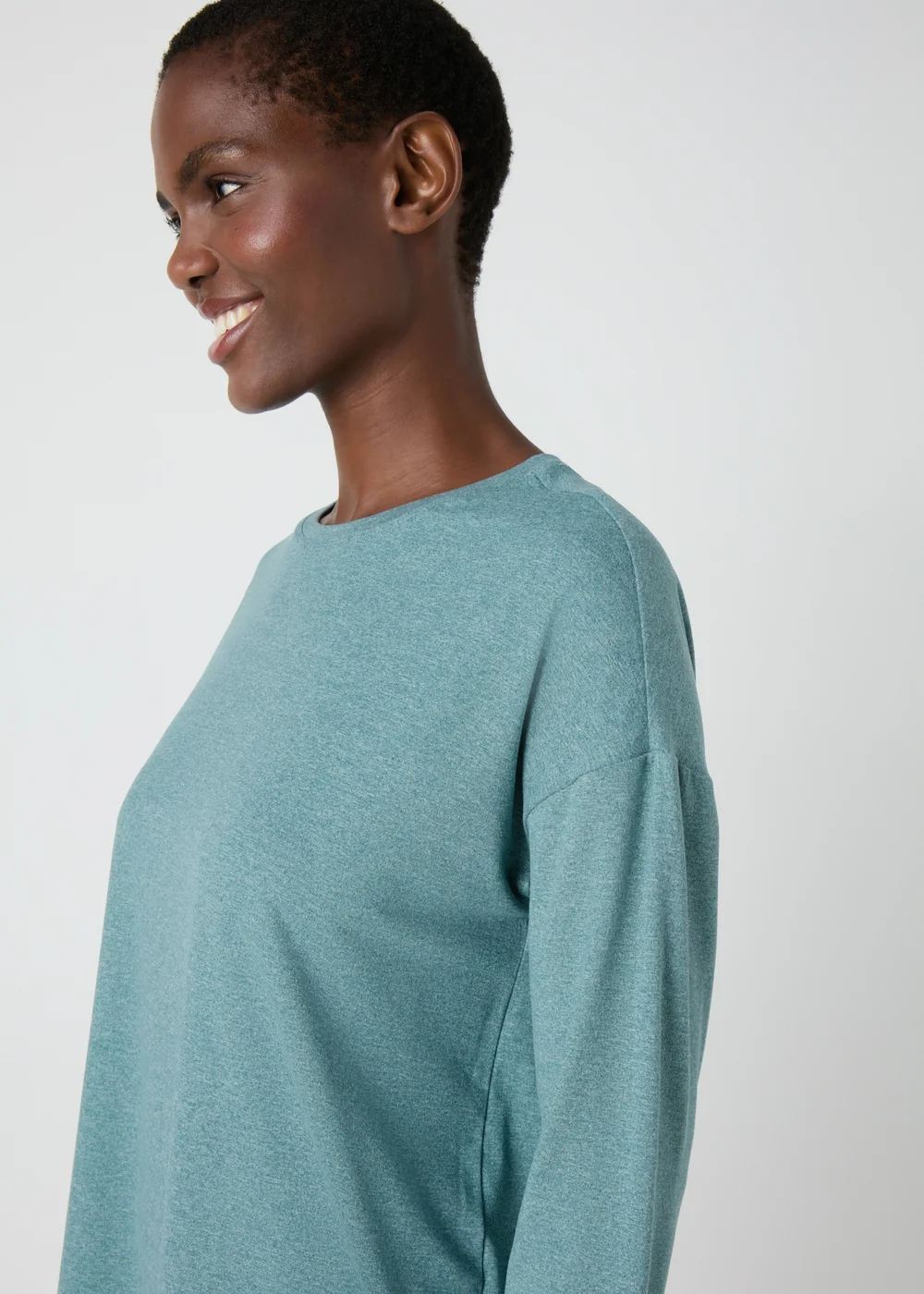 Souluxe Turquoise Long Sleeve Top - S Image 3