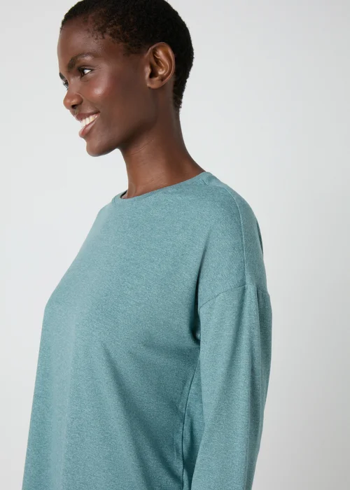 Souluxe Turquoise Long Sleeve Top - S Image 3