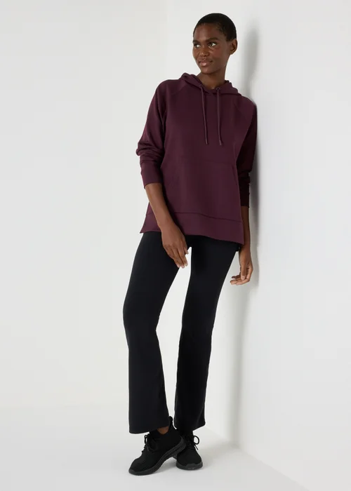 Souluxe Burgundy Longline Hoodie - S Image 3