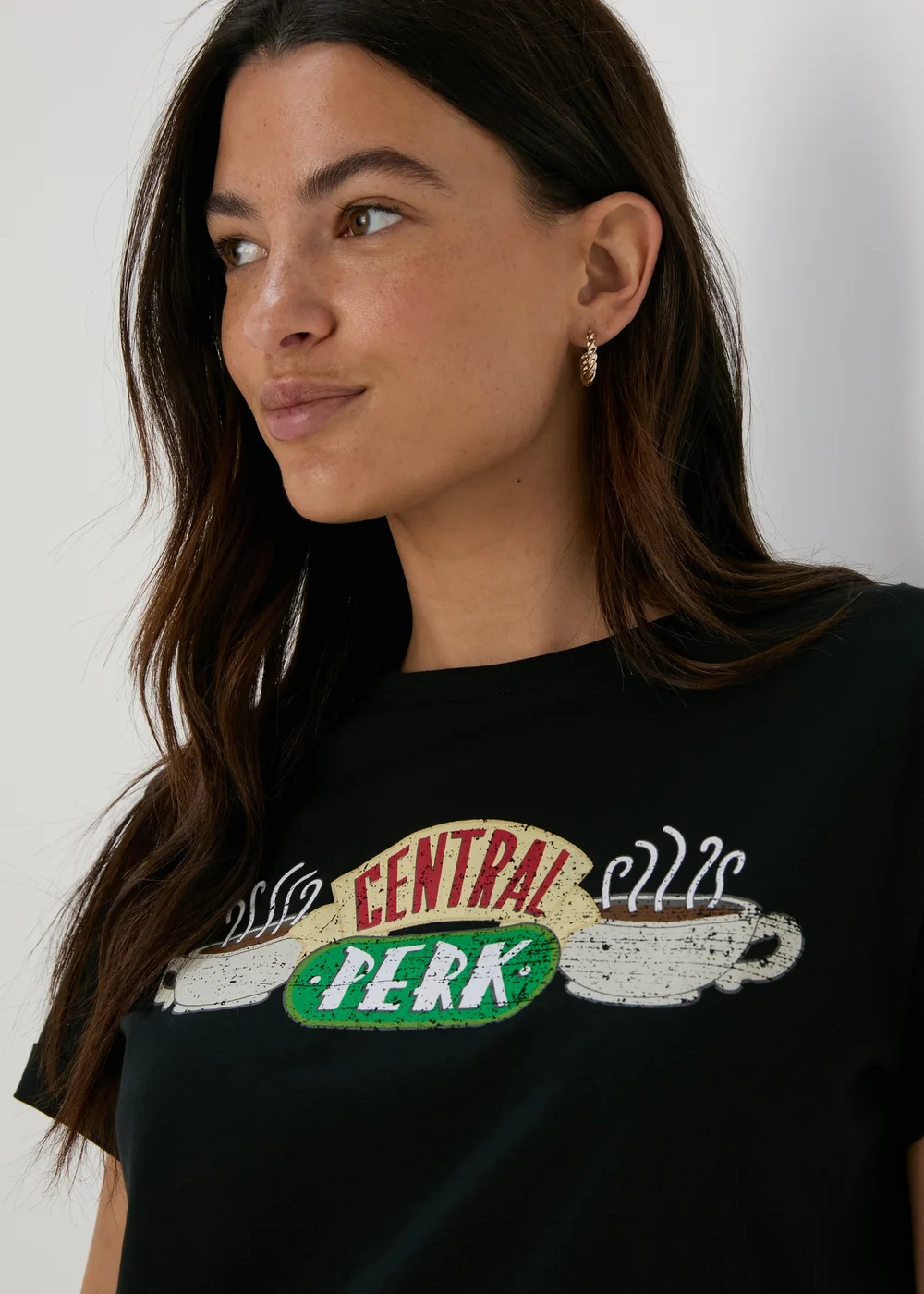 Friends Black Central Per T-Shirt - S Image 3