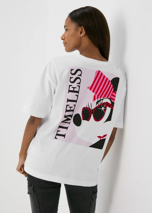 Disney White Minnie Timeless T-Shirt - S Image 1