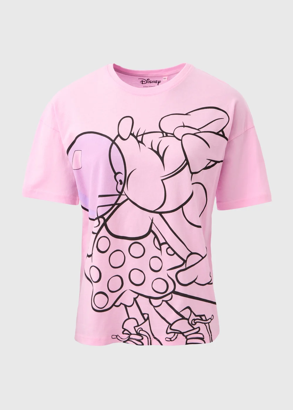 Disney Pink Minnie Bubble Gum T-Shirt - Small Image 5
