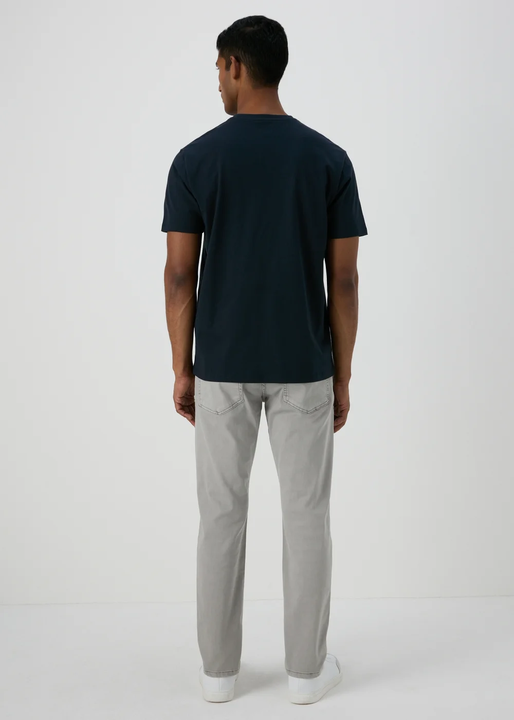 Grey Dyed Straight Fit Jeans - 30 Waist Regular Image 2