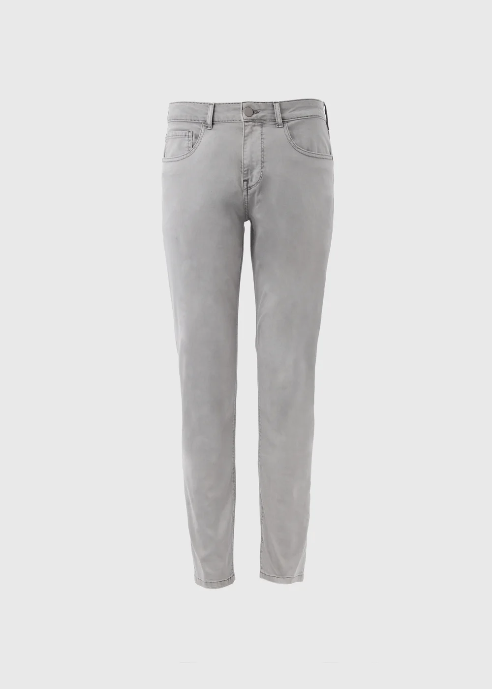 Grey Dyed Straight Fit Jeans - 30 Waist Regular Image 4