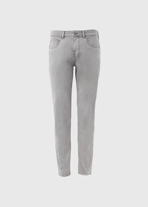 Grey Dyed Straight Fit Jeans - 30 Waist Regular Image 4