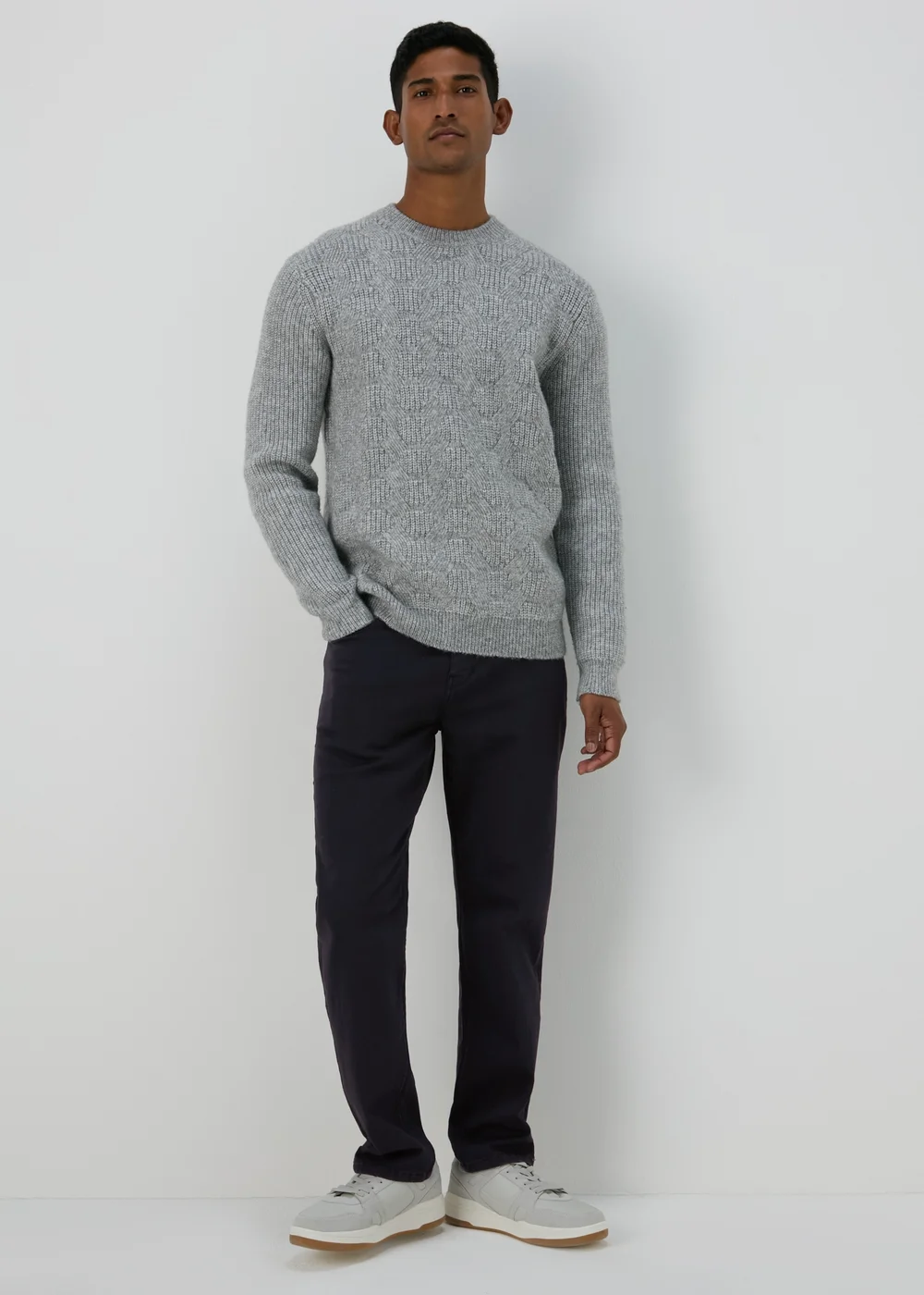 Navy Dyed Straight Fit Jeans - 30 Waist Regular Image 1