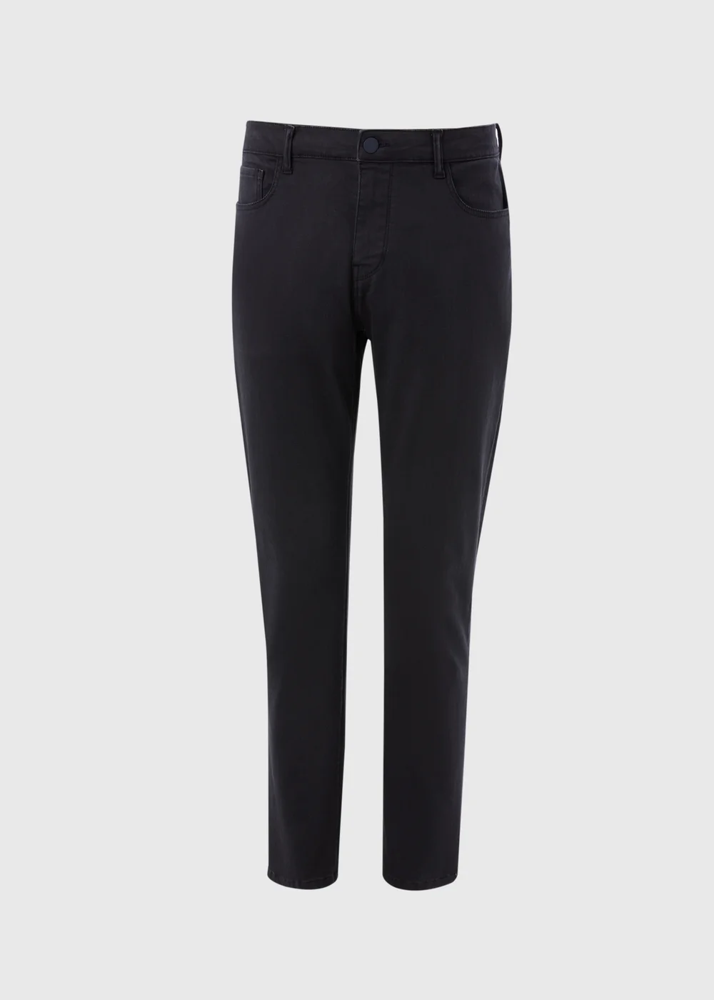 Navy Dyed Straight Fit Jeans - 30 Waist Regular Image 4