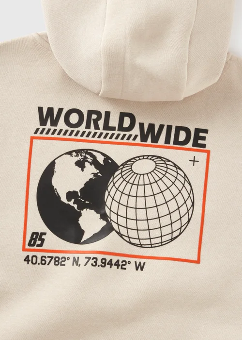 Boys Stone Worldwide Hoodie (7-15yrs) - 7 Yrs Image 2