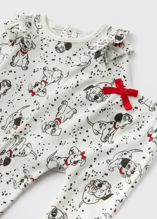 Disney Baby Cream 101 Dalmatians Top & Leggings Set (Newborn-18mths) - 0-3 months Image 2