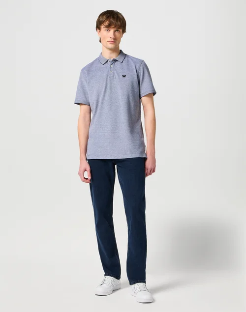 Wrangler Blue Black Stretch Straight Fit Jeans - 30 R Image 1