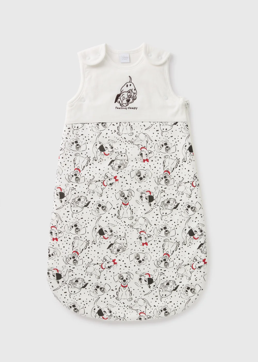 Disney Baby Cream 101 Dalmatians Sleeping Bag (Newborn-18mths) - Age 0 - 6 Months Image 1