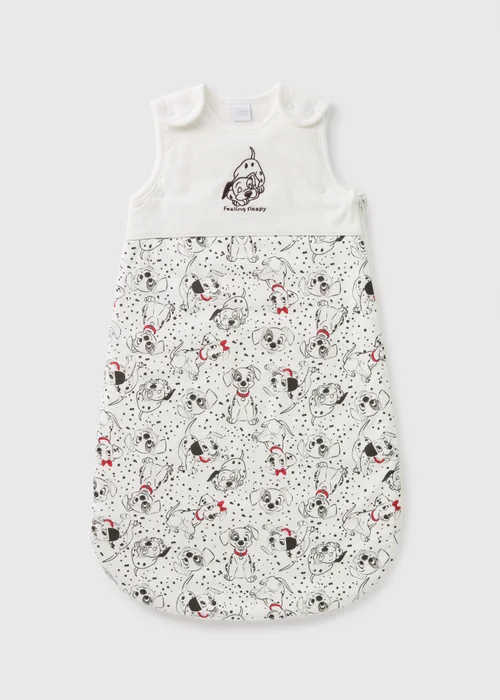 Disney Baby Cream 101 Dalmatians Sleeping Bag (Newborn-18mths) - Age 0 - 6 Months Image 1