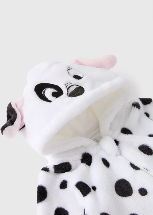 Baby Cream Fleece Dalmatians Pramsuit (Newborn-18mths) - 0-3 months Image 2