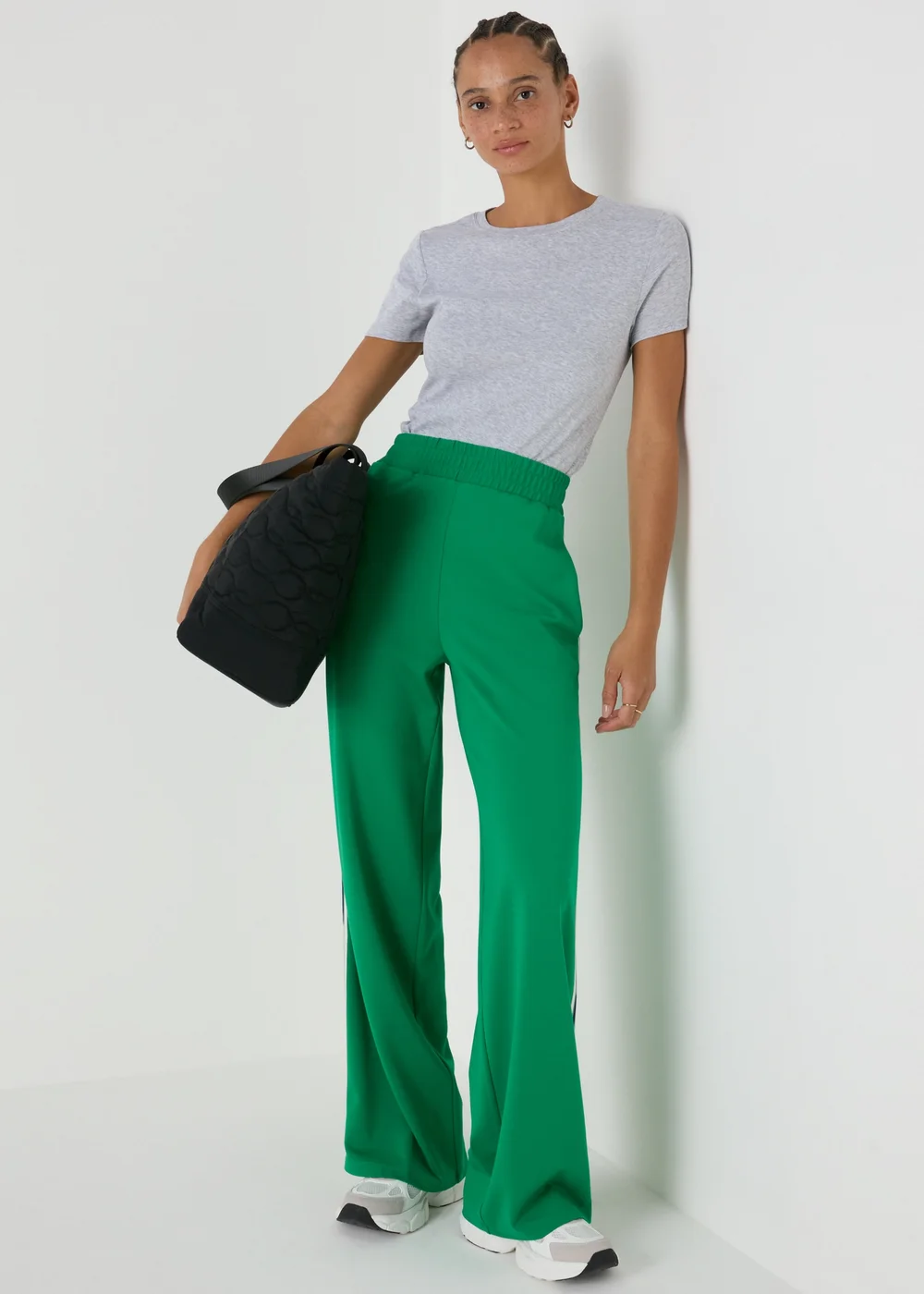 Green Straight Leg Trousers - 8 Image 3