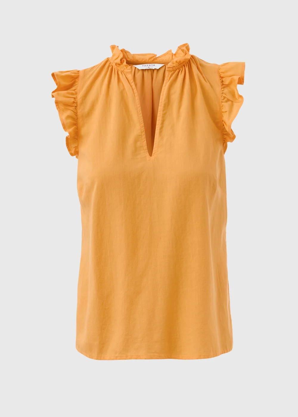 Yellow Frill Sleeve Blouse - 8 Image 5