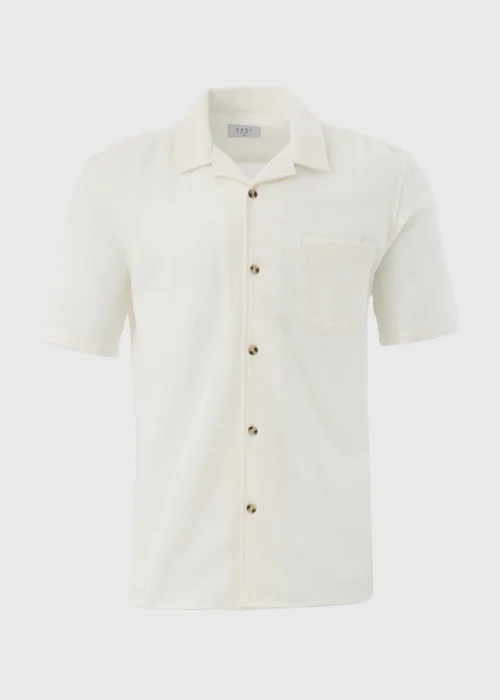 Ecru Textured Cloth Shirt - S Image 5