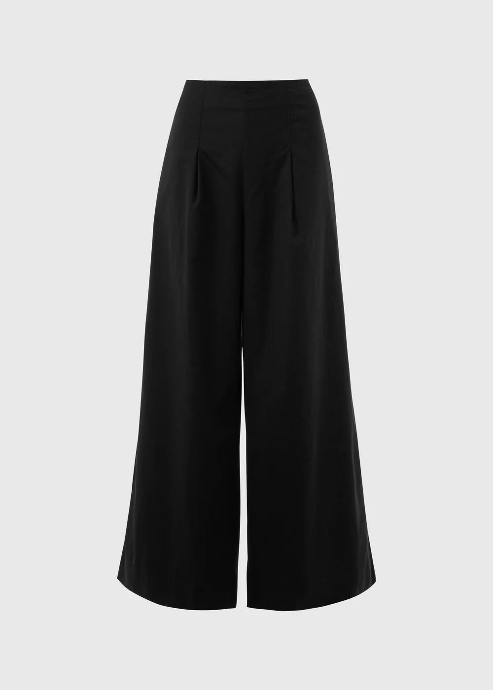 Black Pleat Front Trousers - 8 Image 5