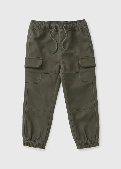 Boys Khaki Cargo Trousers (1-7yrs) - 1 half year to 2 Image 1