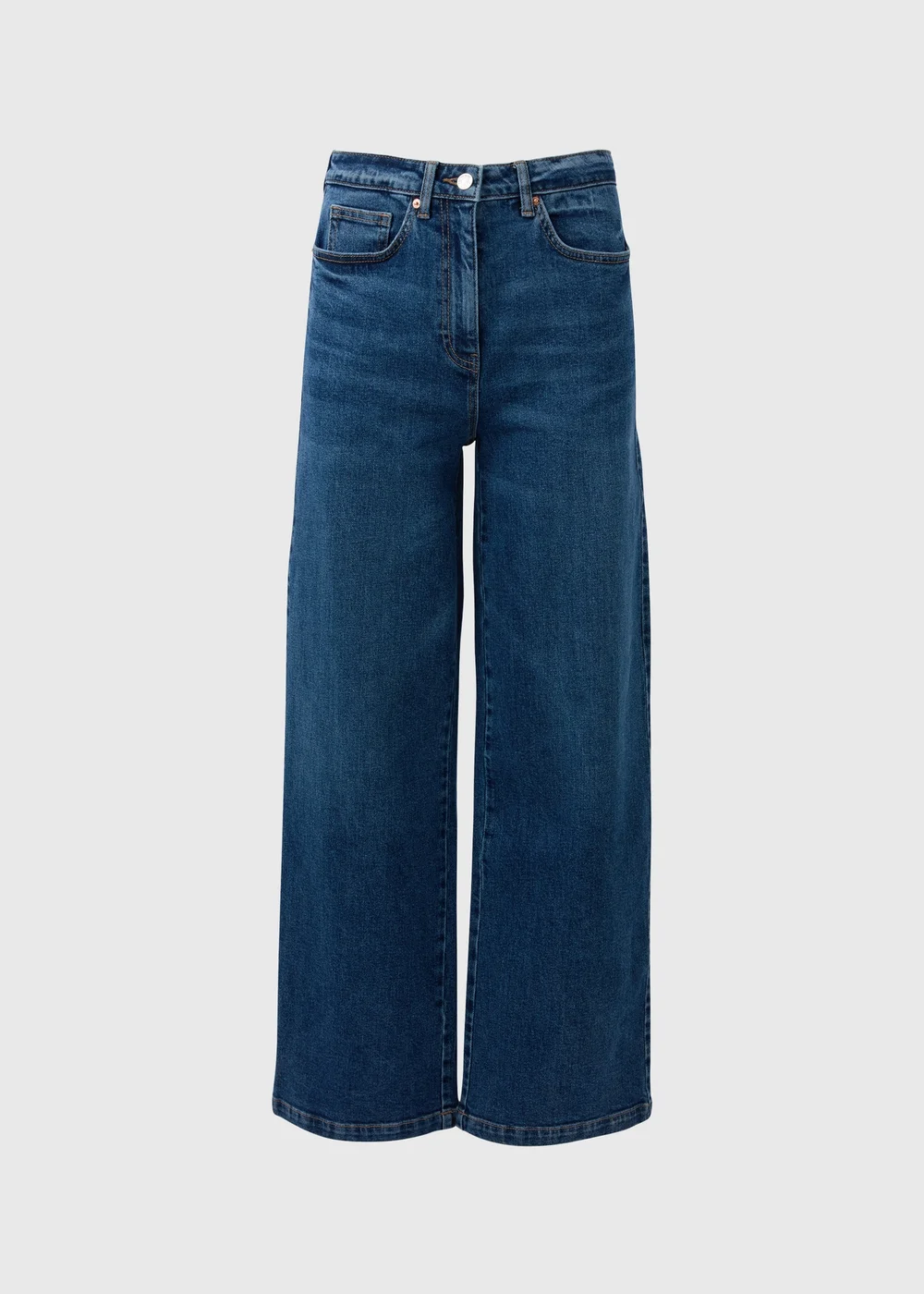 Papaya Petite Indigo Wide Leg Jeans - 6 Image 5