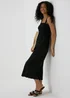 Black Embroidered Hem Jumpsuit - 8 Image 4