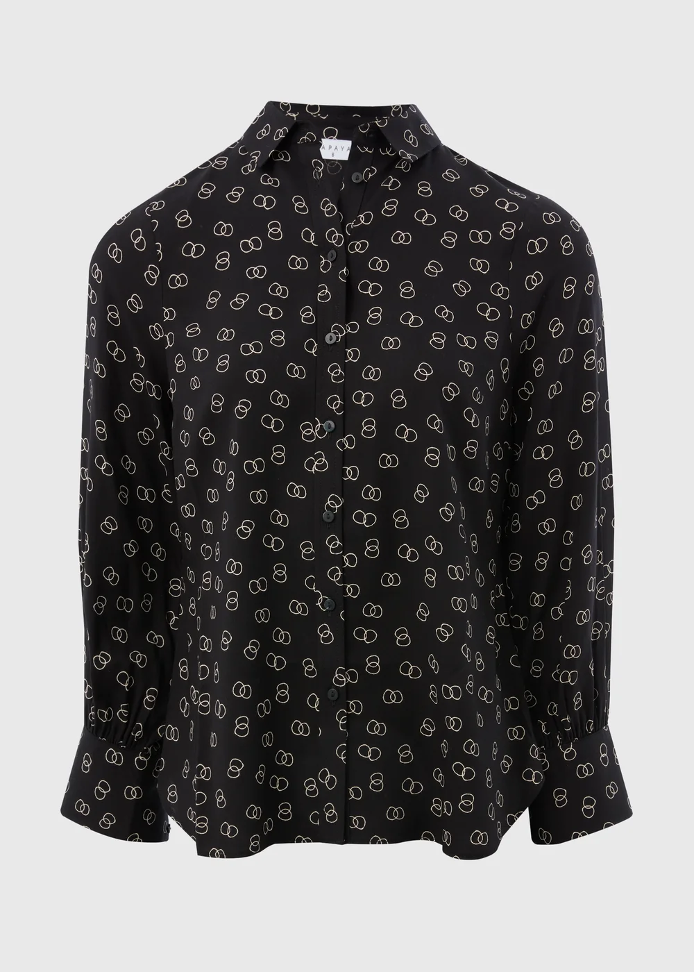 Black Link Print Shirt - 8 Image 4