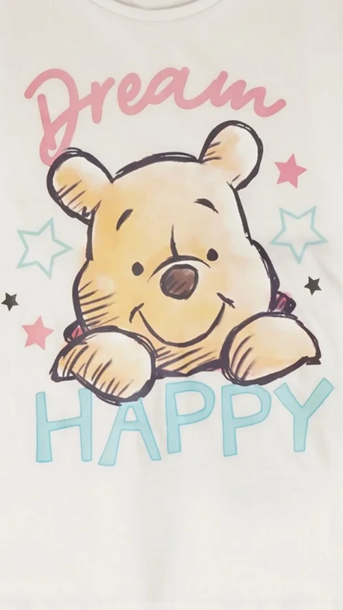 Winnie The Pooh Ladies White Pyjama Set - XS Image 3