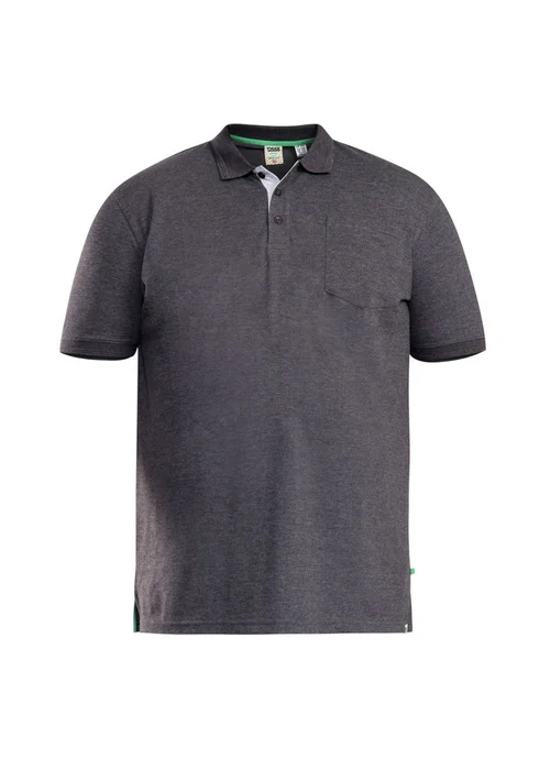 Duke Charcoal Grant Pique Kingsize Polo Shirt - 2XL Image 1