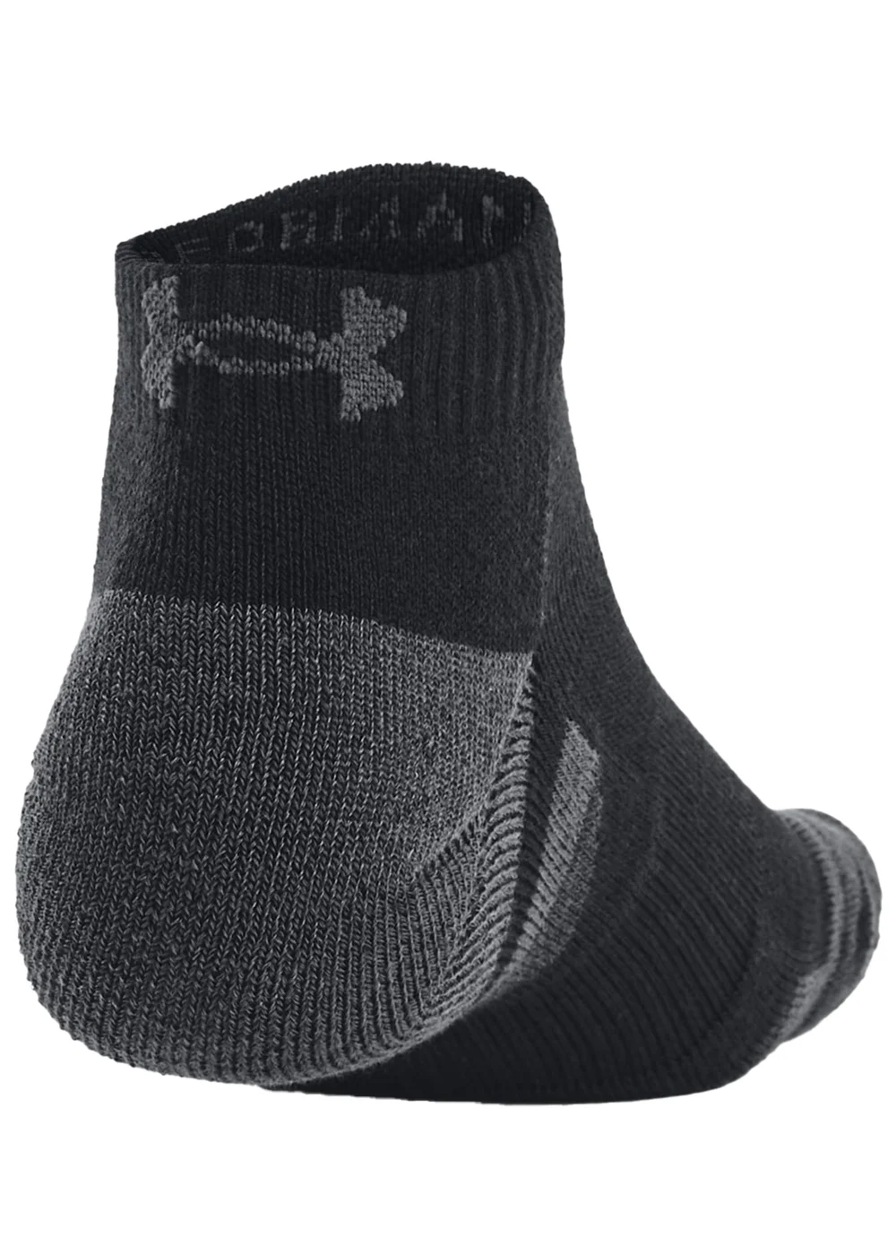 Under Armour Black Performance Tech Socks (Pack of 3) - Medium Image 2