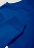 Kids 2 Pack Royal Blue Crew Neck Sweatshirt (3-13yrs) - Age 4 Years Image 3
